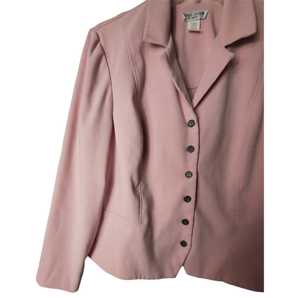 MIss Dorby light pink button up blazer/jacket - Picture 4 of 7